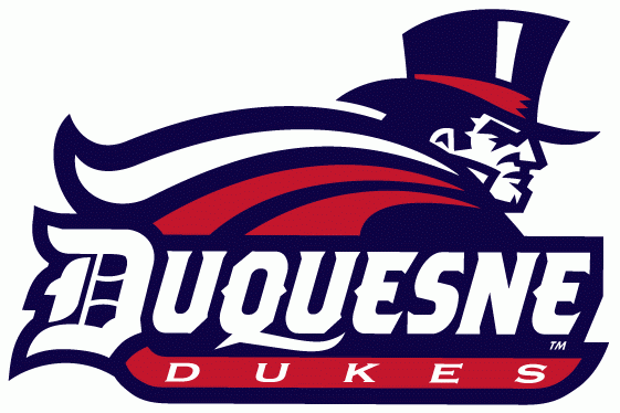 Duquesne Dukes 2007-2018 Primary Logo vinyl decal